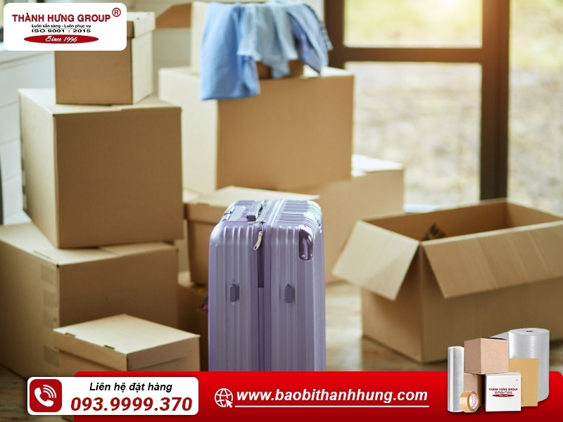 Thùng carton đựng vali là gì? Khi nào cần dùng?