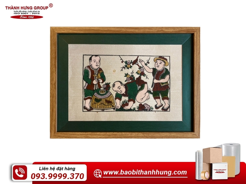 Nên dùng hộp carton 5 lớp cho tranh lồng kính và ship đi xa