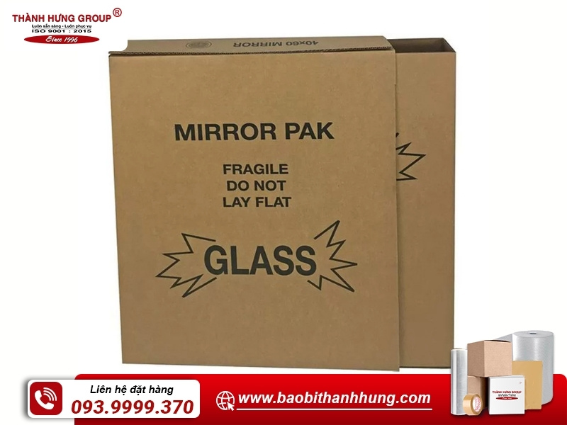 Tại sao lại cần sử dụng thùng carton đựng gương chuyên biệt