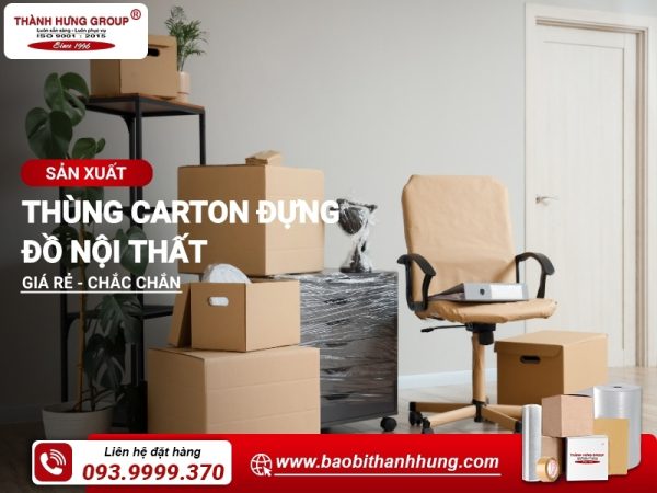 thùng carton đựng đồ nội thất