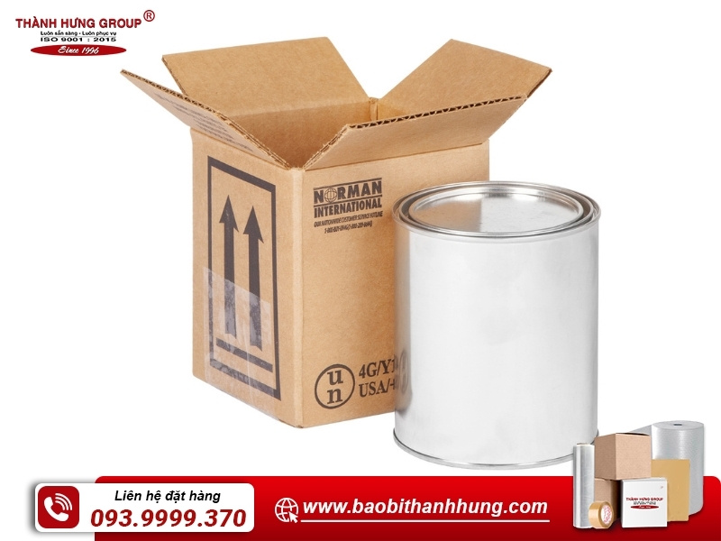 Thùng carton đựng sơn chất lượng cao tại Bao Bì Thành Hưng