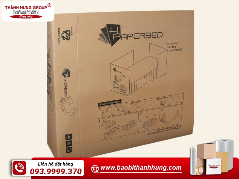Thùng carton đựng tủ tháo rời.
